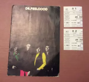 Dr Feelgood / Mink DeVille 1977 "Be Seeing You" tour programme c/w tickets (x2)" - Picture 1 of 2