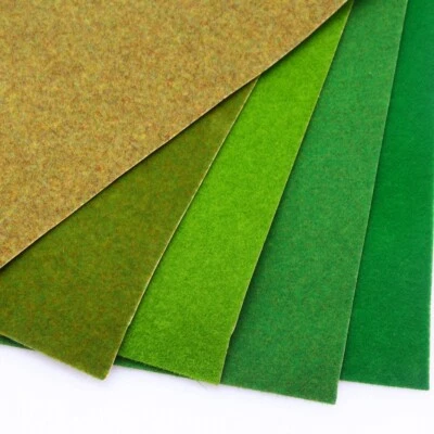 5PC 1/6 Scale Dollhouse Miniatures Lot Turf Lawn Grassland Handmade Accessories - Image 1 of 4