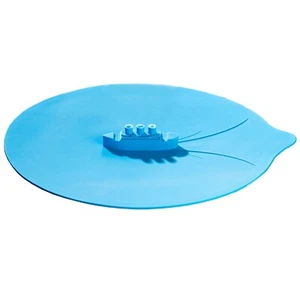 Überkochschutz Überkochstopp 26cm | Dampfgarer Spritzschutz Blau Kochtopf - Picture 1 of 2