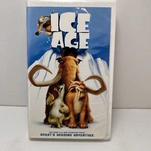 Ice Age Clamshell VHS Animated Movie Tape - Imagen 1 de 3