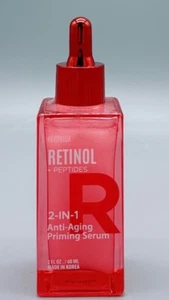 Revitalux Retinol+Peptides 2-in-1 Anti-Aging Priming Serum 2oz Exp11.29.206 New - Picture 1 of 5