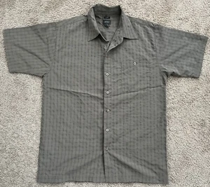 Bruno Sueded Button Short Sleeve Shirt Size Medium/15.5 - Picture 1 of 7