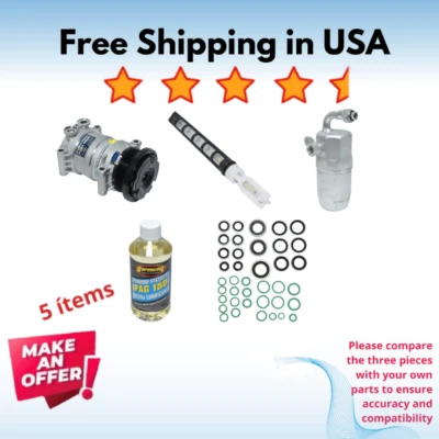 Compresor y secadores aire acondicionado apto para GMC Sierra 1500 1999-2001 Foto 1 de 4