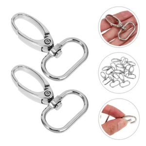 10 piezas Anillos de herrajes para collar de perro con hebilla giratoria con botón de una pulgada para monedero hombre - Imagen 1 de 12