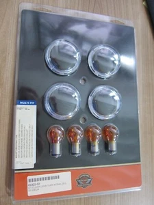 Harley-Davidson 69303-02 Blinkerstreuscheibe Zigarrenform Blinkergläser klar NEU - Bild 1 von 2