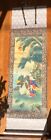 Japan 1910s Hanging Scroll painting of figues 176*52 cm