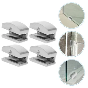 4 Pcs Inductor Limiter Sliding Shower Door Bumpers Glass Parts Guides for Doors - Picture 1 of 12