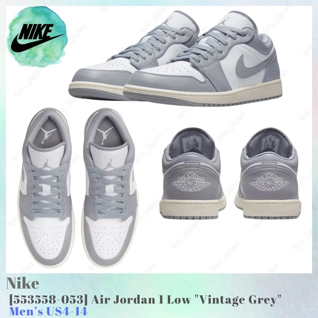 Jordan 1 Low Vintage Grey for Sale | Authenticity Guaranteed | eBay