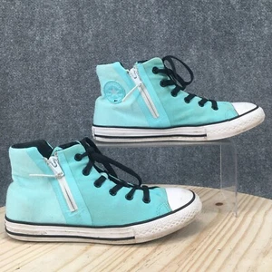 Converse Shoes Junior 5 Chuck Taylor All Star High Top Teal Sneakers 658082F - Picture 1 of 16