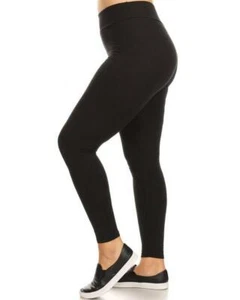 Leggings suaves de yoga estilo mantequilla estilo mantequilla estilo yoga simple suave cotidiano en negro - Imagen 1 de 2
