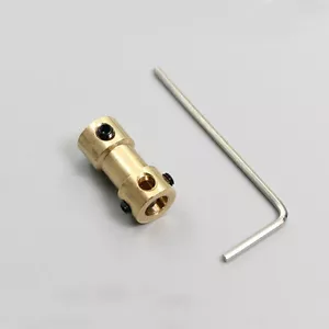 1pcs 2//3/3.17/4/5mm Motor Transmission Shaft Coupling Coupler Connector Sleeve - Foto 1 di 4