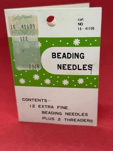 Vintage Lee Wards Beading Needles Made In Japan - Picture 1 of 4