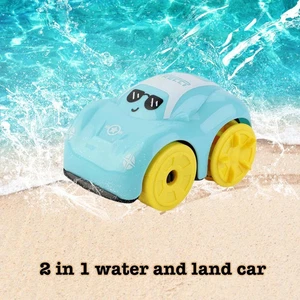 Interaktive Baby Mini Cartoon Autos Aufziehen Wasser und Boden Auto Bad Spielzeug für Spaß - Bild 1 von 1