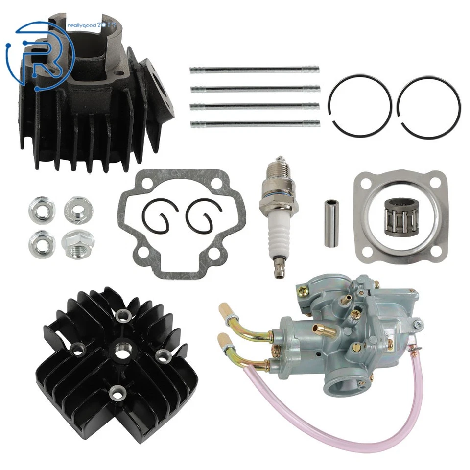 Carburador cilindro pistón extremo superior kit Big Bore 50cc para Yamaha PW 50 1981-2009 Foto 1 de 4