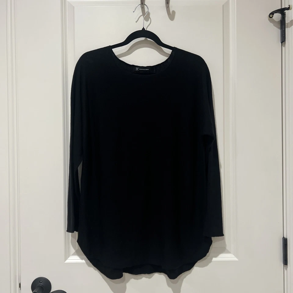 INC International Concepts XL 红色长袖套衫束腰毛衣 — 第 1/4 张图片