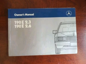 1987 Mercedes Benz 190E 2.3 2.6 Owners Operators Manual - Picture 1 of 10