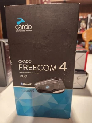 CARDO FREECOM 4 DUO Bluetooth Helmet Headset Communication System - Image 1 of 4