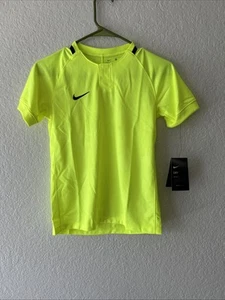 Nike Dry Fit Neon Green And Black Jersey Size M Youth Unisex - Picture 1 of 3