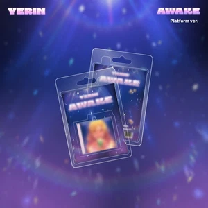 K-POP YERIN 1er álbum único [Awake] versión plataforma Tarjeta QR + letras + tarjeta P + pegatina - Imagen 1 de 3