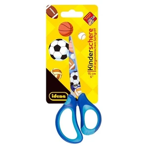 Idena Schere Ball mit Softgriff blau 15cm - 14028 - Bild 1 von 4