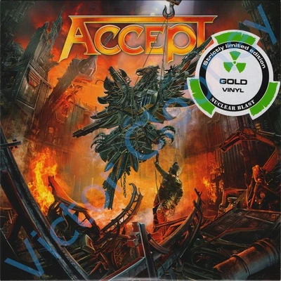 ACCEPT. The Rise Of Chaos / 2017 EXCLUSIVE Mail-order 1 of 300 GOLD Vinyl 7" NEW Foto 1 de 3