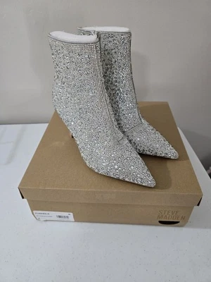 NUEVAS botas Steve Madden Flasher-R estrás.  Mujer Talla 7  Foto 1 de 4