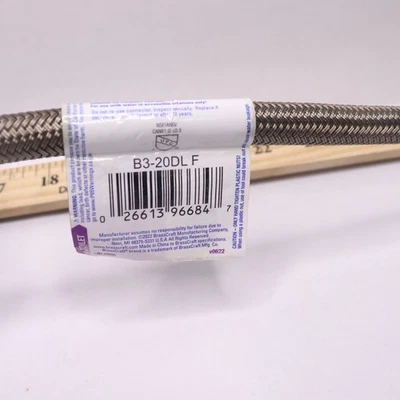 Brass Craft Toilet Connector Ballcock 7/8 White B3-20DLF - Изображение 1 из 4