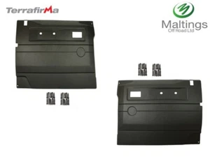 LAND ROVER DEFENDER PUMA DOOR CARDS X 2 ELECTRIC WINDOWS TF3266 TF3267 2007 ON - Picture 1 of 1
