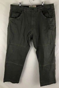 Cabelas Casuals Herren Größe 42 x 30 Grün Baumwolle Stretch Aktiv Doppelknie Hose - Bild 1 von 5