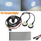 For Yamaha Raptor 90 ATV LED Headlight Kit Raptor 110 White Light & Switch 16-24