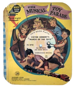 Magic Talking Book ©1955 The Musical Toy Parade March Of The Toys 78 RPM Record - Picture 1 of 6