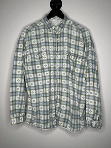 Vintage Guess Georges Marciano Western Aztec Button Up Shirt Size M Made In USA - Picture 1 of 10