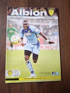Burton Albion v Derby County Programme Friendly 2012 - Picture 1 of 2