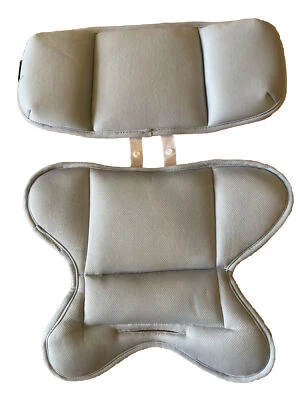 Inserto de bebé infantil para asiento de coche tela gris suave Foto 1 de 4