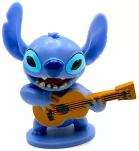 UKULELE STITCH Disney LILO & STITCH Cartoon PVC TOY Playset Figure 2" FIGURINE! - Picture 1 of 1