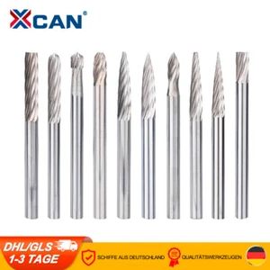 10Stk Hartmetall-Frässtifte mit Einzelschnitt, Rotationsfräser 3mm Schaftfräser - Bild 1 von 23