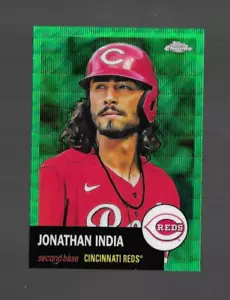 JONATHAN INDIA 2022 Topps Chrome Platinum Green Wave refractor /99 #276 - Picture 1 of 2