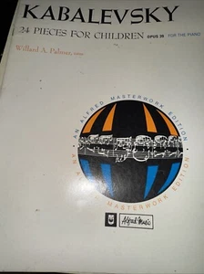 Kabalevsky: 24 Pieces for Children, Opus 39, for the Piano - Picture 1 of 2