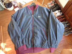 Giacca bomber Lacoste Coach taglia 6 reversibile a quadretti - Foto 1 di 9