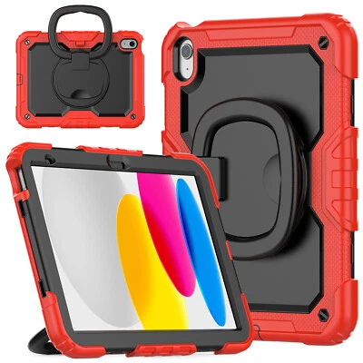 For iPad 10th Gen 10.9 inch 2022 Kids Heavy Duty Shockproof Kickstand Case Cover - Image 1 of 4