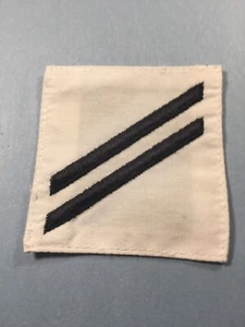 US Navy - Enlisted Rank E-2, Seaman (Bk on white) - Picture 1 of 5