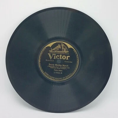 Pietro Deiro ‎ Sousa Medley March / Blaze Away March Victor 17921 - Image 1 of 4