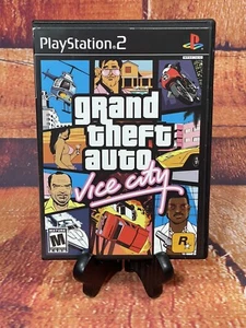 Grand Theft Auto: Vice City (Sony PlayStation 2, 2002) GETESTET ohne Handbuch ohne Karte - Bild 1 von 3