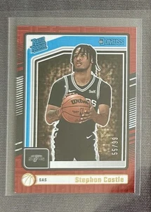 2024-25 Panini Donruss Stephon Castle #244 RC Rated Rookie Red Choice /99 - Picture 1 of 1