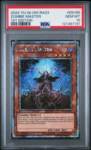 Zombie Master *PSA 10* RA03-EN185* Platinum Secret Rare * Yugioh - Picture 1 of 2