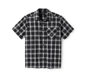 Harley-Davidson Men's Staple Short Sleeve Shirt - Plaid - 96388-25VM - Picture 1 of 2