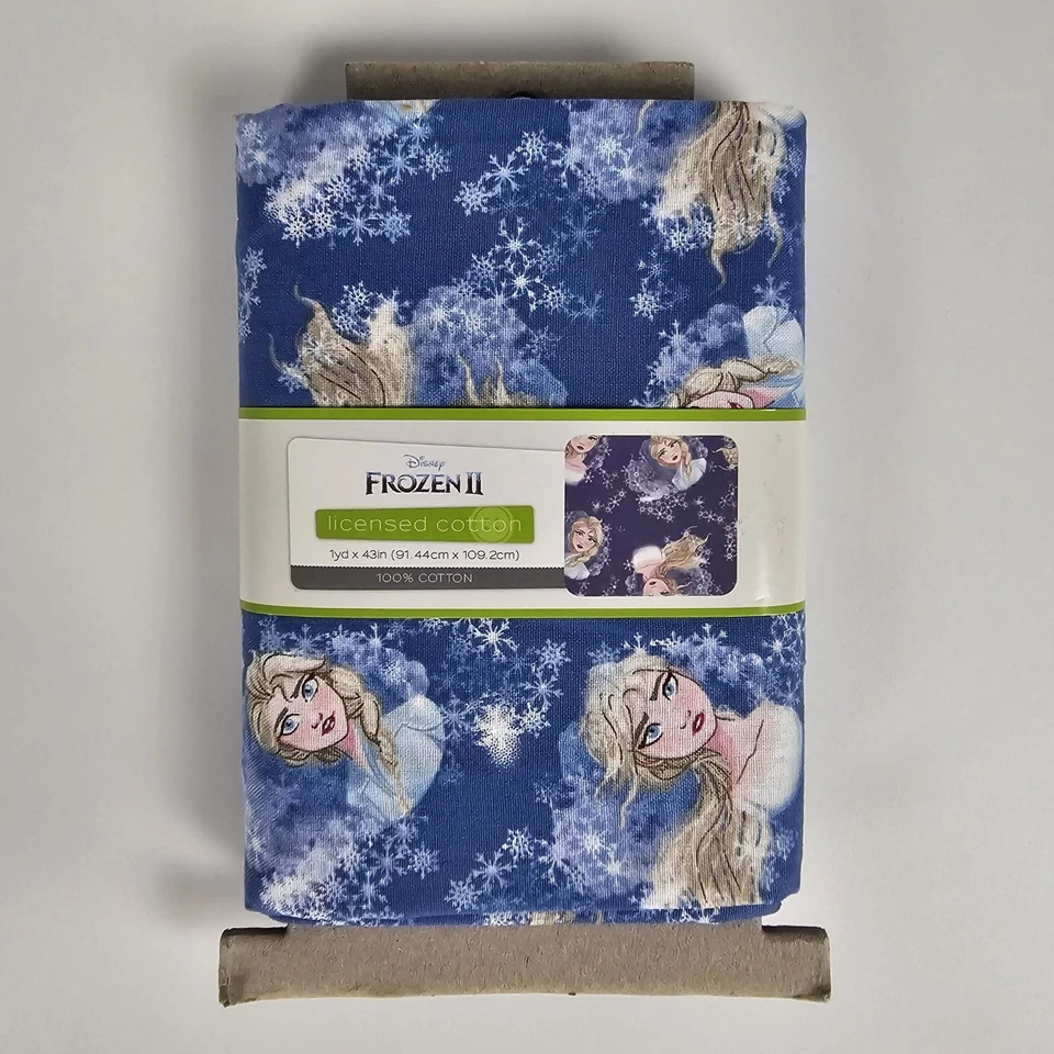 Disney Frozen II 1 Yard Fabric Pre Cut 100 Cotton 1 Yd X 43 in