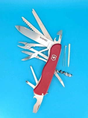 Navaja suiza Victorinox WorkChamp 111 mm roja ¡Multiherramienta! Foto 1 de 4