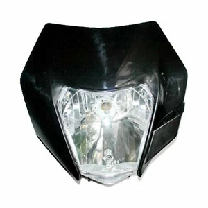BLACK KTM Style Universal MX Headlight PIT TRAIL DIRT BIKE Motrocycle Motorcross - Picture 1 of 5