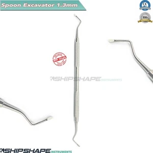 Dental Excavator Oval Spoon 1.3mm Double Ended Restorative Cutting Instruments - Imagen 1 de 2